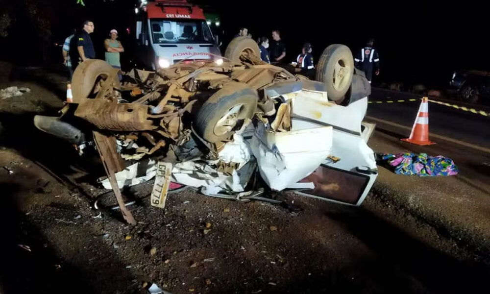 Cinco pessoas da mesma família morrem em acidente em Goiatuba