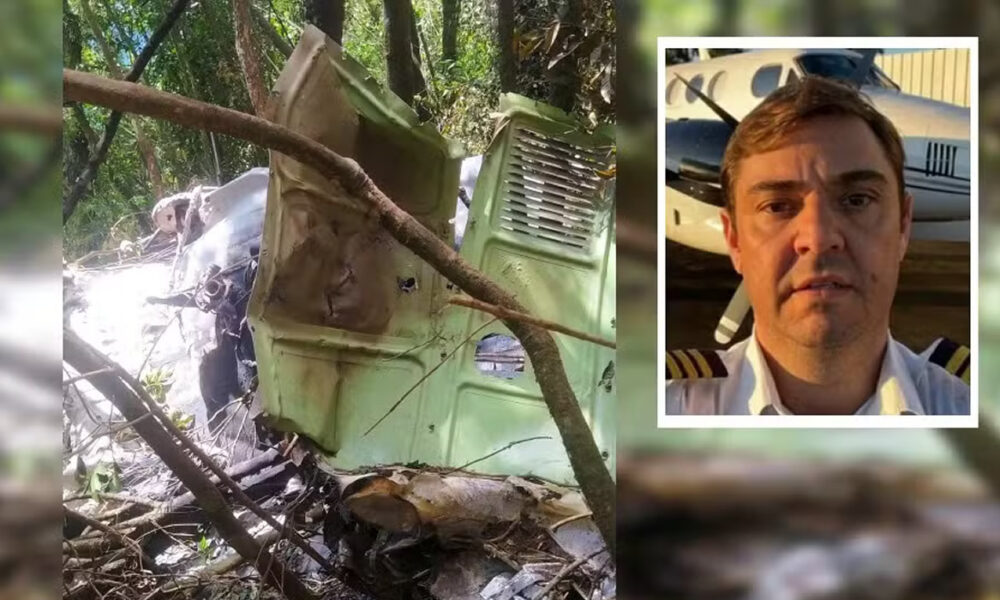 Corpo do piloto goiano que morreu em queda de avião foi encontrado