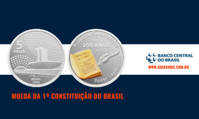 MOEDA 200 ANOS DA CONSTITUIÇÃO DO BRASIL