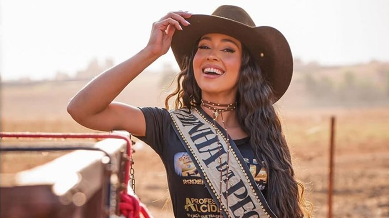 Modelo de Uruaçu foi eleita rainha do Rodeio Country Goiás