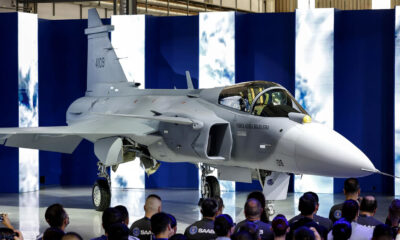 Fabricado no Brasil, conheça o caça Gripen F-39
