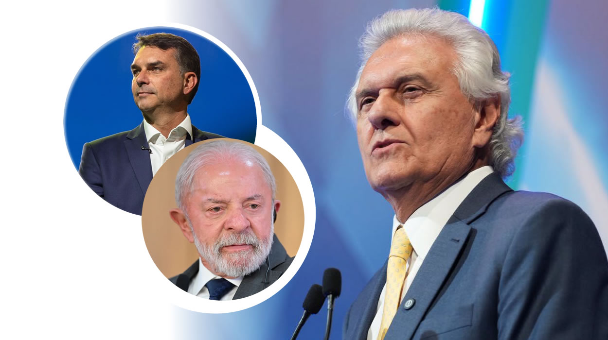 Caiado faria aliança com Flávio em um segundo turno?
